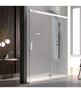 Box doccia frontale Fisso + Scorrevole GLASÉ Bianco