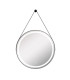 Specchio rotondo con luce LED e corda CLOE