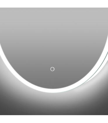 Specchio Rotondo con luce LED Frontale VERA