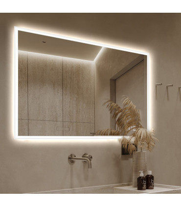 Specchio Rettangolare con luce LED Frontale GAIA+