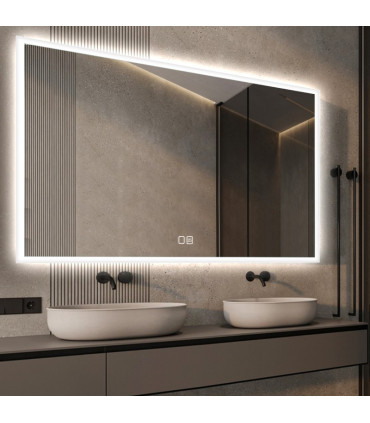 Specchio Rettangolare con luce LED Frontale GAIA+