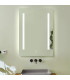 Specchio Rettangolare con luce LED Frontale IRIS