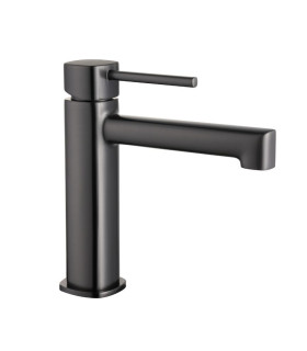 Rubinetto Lavabo Monocomando TOSCANA Black gun metal
