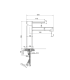 Rubinetto Lavabo Monocomando TOSCANA Cromo