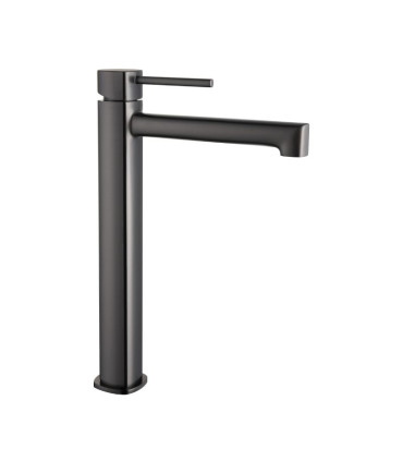Rubinetto per lavabo a canna alta TOSCANA Black gun metal