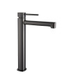 Rubinetto per lavabo a canna alta TOSCANA Black gun metal