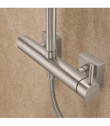 Set Doccia Monocomando TOSCANA Nichel