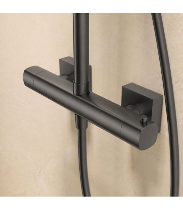 Set Doccia Termostatico TOSCANA Black gun metal