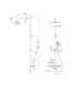 Set Doccia Termostatico TOSCANA Nichel