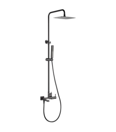 Set Rubinetto Monocomando per Vasca da bagno TOSCANA Black gun metal