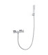 Set Doccia Monocomando con supporto TOSCANA Cromo