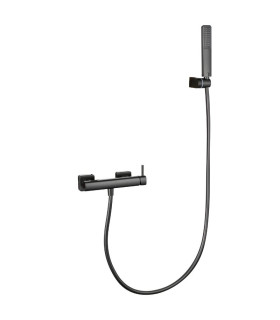 Set Doccia Monocomando con supporto TOSCANA Black gun metal