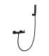 Set Doccia Monocomando con supporto TOSCANA Nero