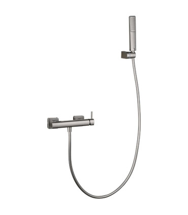 Set Doccia Monocomando con supporto TOSCANA Nichel