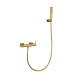 Set Doccia Monocomando con supporto TOSCANA Oro