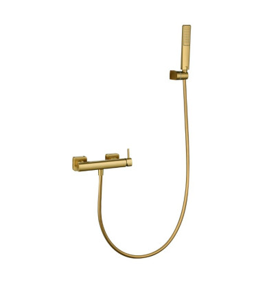 Set Doccia Monocomando con supporto TOSCANA Oro