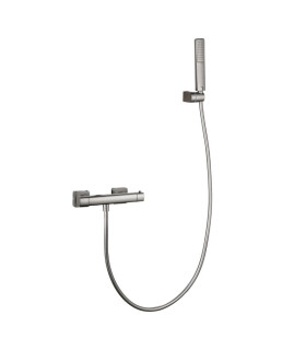 Set Doccia Termostatico con supporto TOSCANA Nichel
