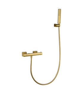 Set Doccia Termostatico con supporto TOSCANA Oro