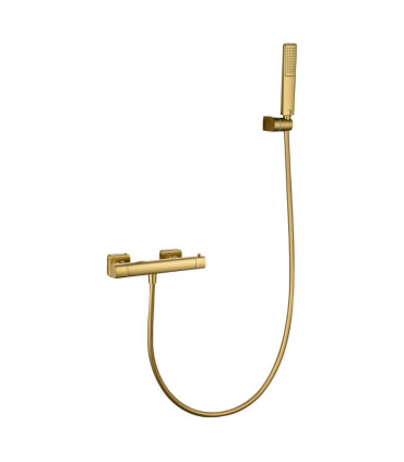 Set Doccia Termostatico con supporto TOSCANA Oro