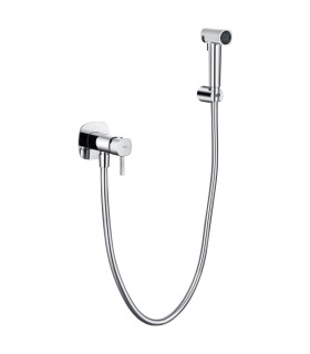 Doccia Igienica per Bidet con rubinetto incassato TOSCANA Cromo