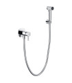 Doccia Igienica per Bidet con rubinetto incassato TOSCANA Cromo