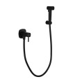 Doccia Igienica per Bidet con rubinetto incassato TOSCANA Nero