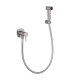 Doccia Igienica per Bidet con rubinetto incassato TOSCANA Nichel