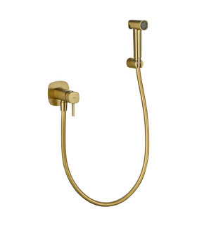 Doccia Igienica per Bidet con rubinetto incassato TOSCANA Oro