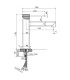 Rubinetto Lavabo Monocomando FIRENZE Oro rosa