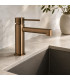 Rubinetto Lavabo Monocomando FIRENZE Oro rosa