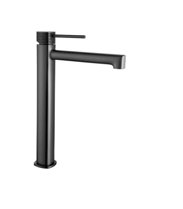 Rubinetto per lavabo a canna alta FIRENZE Black gun metal