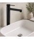 Rubinetto per lavabo a canna alta FIRENZE Nero