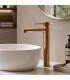 Rubinetto per lavabo a canna alta FIRENZE Oro rosa