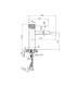 Rubinetto Monocomando per Bidet FIRENZE Cromo