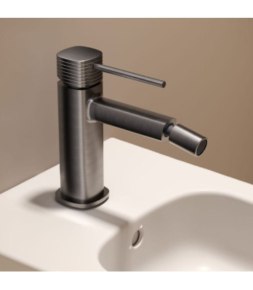 Rubinetto Monocomando per Bidet FIRENZE Black gun metal