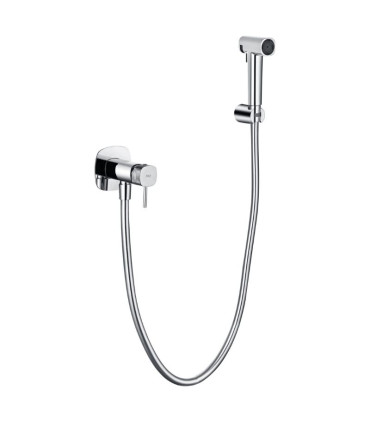 Doccia Igienica per Bidet con rubinetto incassato FIRENZE Cromo