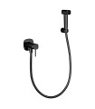Doccia Igienica per Bidet con rubinetto incassato FIRENZE Black gun metal