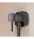 Doccia Igienica per Bidet con rubinetto incassato FIRENZE Black gun metal