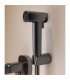 Doccia Igienica per Bidet con rubinetto incassato FIRENZE Black gun metal