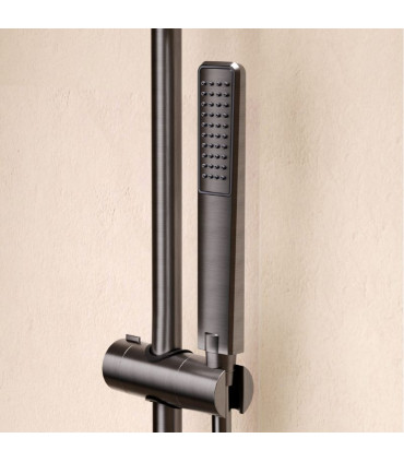 Set Doccia Termostatico FIRENZE Black gun metal