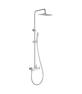 Set Rubinetto Monocomando per Vasca da bagno FIRENZE Cromo