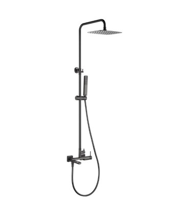 Set Rubinetto Monocomando per Vasca da bagno FIRENZE Black gun metal
