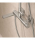 Set Rubinetto Monocomando per Vasca da bagno FIRENZE Nichel