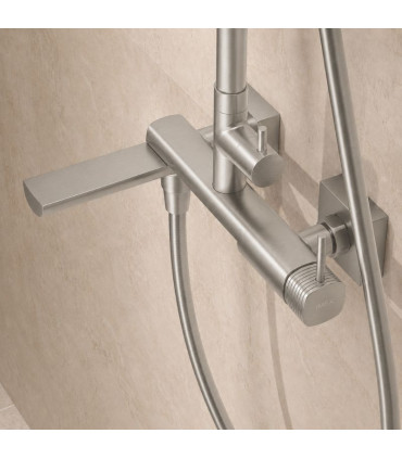 Set Rubinetto Monocomando per Vasca da bagno FIRENZE Nichel