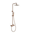Set Rubinetto Monocomando per Vasca da bagno FIRENZE Oro rosa