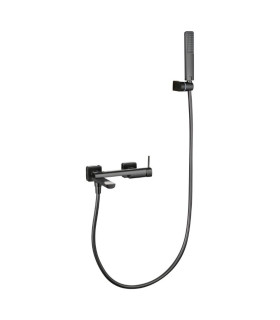 Set Monocomando per Vasca e Doccia FIRENZE Black gun metal