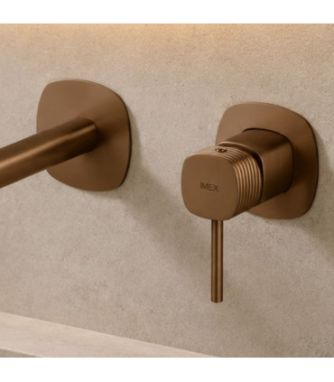 Rubinetto per Lavabo Incassati FIRENZE Oro rosa