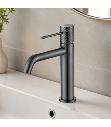 Rubinetto Lavabo Monocomando GENOVA Black gun metal