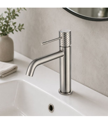 Rubinetto Lavabo Monocomando GENOVA Nichel