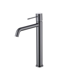 Rubinetto per lavabo a canna alta GENOVA Black gun metal